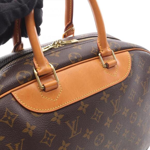 LOUIS VUITTON Brown Monogram Leather Deauville Bag - Picture 6 of 11